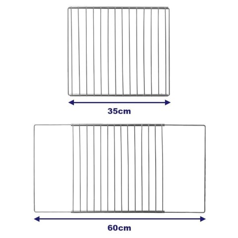 Podstawka Ruszt do Piekarnika Regulowany Metalowy Solidny ORION 35/60x32 cm