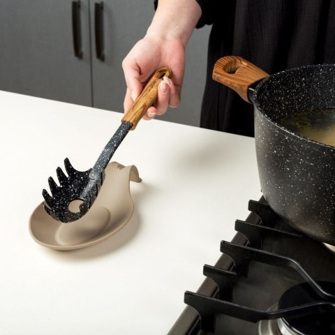 Podstawka pod Chochlę Silikonowa MISTY 23 x 12 cm NAVA Beżowa