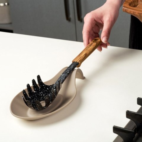 Podstawka pod Chochlę Silikonowa MISTY 23 x 12 cm NAVA Beżowa