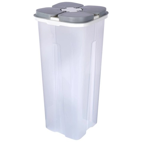 Pojemnik Dzielony z Dozownikiem 3 L EXCELLENT 4 Przegrody 30,5 x 13,5 cm