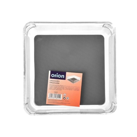 Pojemnik Organizer Szuflady GREY 16 x 16 x 4,5 cm ORION Antypoślizgowy