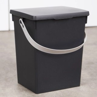 Pojemnik Organizer na Akcesoria Czarny 5,5 L 19 x 18 x 23 cm z Pokrywą