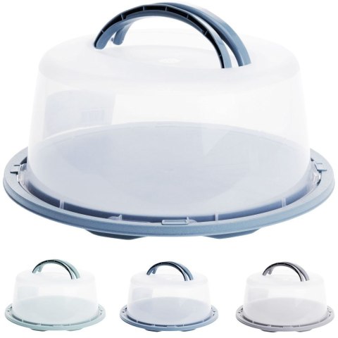 Pojemnik na Ciasto Desery z Pokrywą Uchwytami Zamykany Solidny VILDE 34 cm