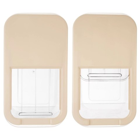 Pojemnik na Kapsułki Karmę Proszek 5 L 35 x 19,5 x 13 cm ORION Beżowy