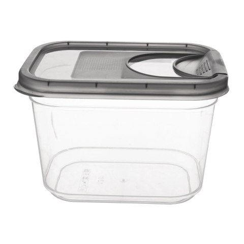 Pojemnik na Kapsułki Karmę Sypkie 1,3 L ORION z Dozownikiem 16,5 x 11,5 cm