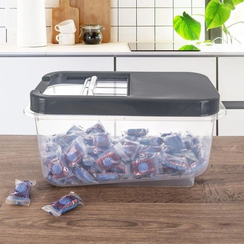 Pojemnik na Karmę Proszek 7,5 L ORION Przesuwne Zamknięcie 35 x 19,5 cm