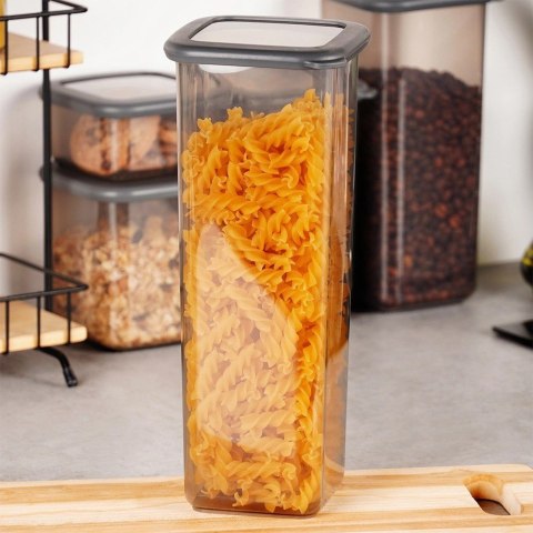 Pojemnik na Makaron Sypkie Piętrowany 2 L EXCELLENT Zamykany 28 x 11 cm
