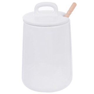 Pojemnik na Miód z Łyżką Porcelanowy Ozdobny ORION 470 ml