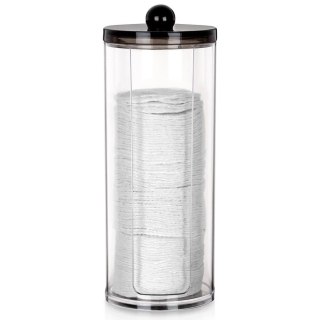 Pojemnik na Płatki Kosmetyczne z Podajnikiem 7 x 19 cm VILDE Przezroczysty