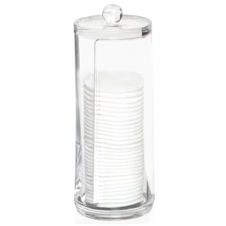 Pojemnik na Płatki Kosmetyczne z Podajnikiem 7,5 x 20 cm ORION Pionowy