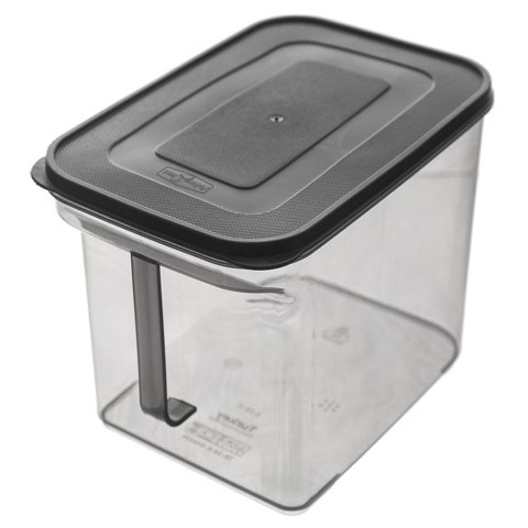 Pojemnik na Produkty Sypkie GREY 1,7 L ORION Uchwyt 19 x 13,5 x 10 cm