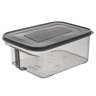 Pojemnik na Produkty Sypkie GREY 2,6 L ORION Uchwyt 23 x 16 x 10 cm