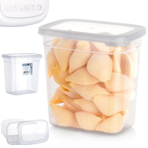 Pojemnik na Sypkie Piętrowany 1,85 L VILDE z Pokrywką Zamykany 16,5 x 16 cm