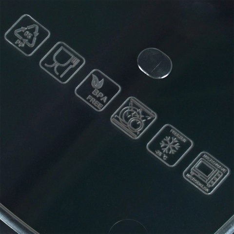 Pojemnik na Sypkie Piętrowany 1 L VILDE z Pokrywką Zamykany 16 x 11 cm