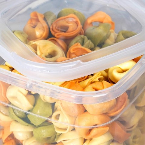 Pojemnik na Sypkie Piętrowany 1 L VILDE z Pokrywką Zamykany 16 x 11 cm