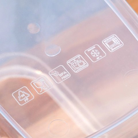 Pojemnik na Sypkie Piętrowany 1 L VILDE z Pokrywką Zamykany 16 x 11 cm