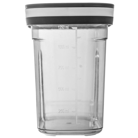 Pojemnik na Sypkie z Miarką Dozownik 1,25 L ORION Piętrowany 19,5 x 13,5 cm