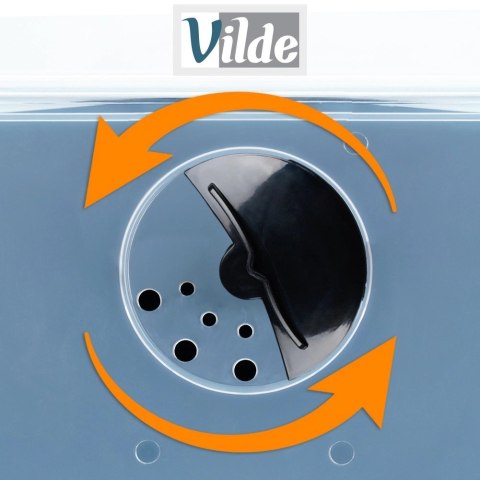 Pojemnik na Warzywa Karmę 12 L VILDE z Miarką Wentylacja 33 x 23,5 cm