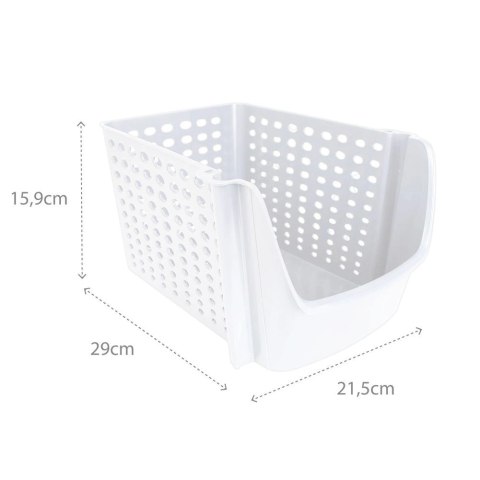 Pojemnik na Warzywa Owoce Piętrowany VILDE z Wentylacją 29 x 21 x 16 cm