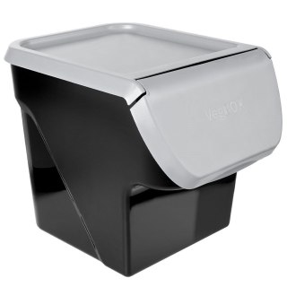 Pojemnik na Warzywa Piętrowany 13 L VILDE z Klapą Zmywarka 34 x 27,5 cm