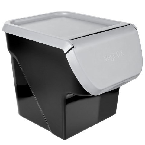 Pojemnik na Warzywa Piętrowany 13 L VILDE z Klapą Zmywarka 34 x 27,5 cm