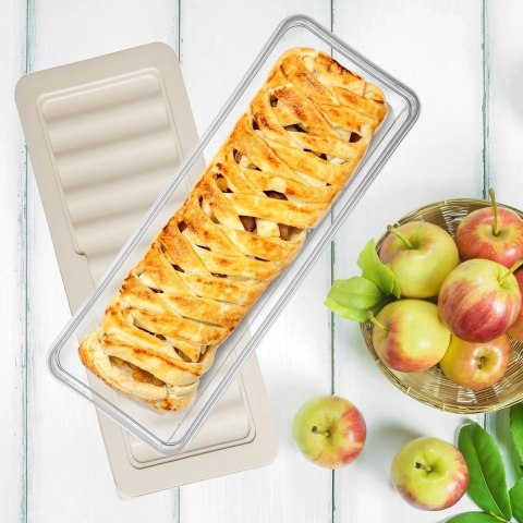 Pojemnik na Wędliny Sery 1 L ORION Falowane Dno Zmywarka 28,5 x 11 cm