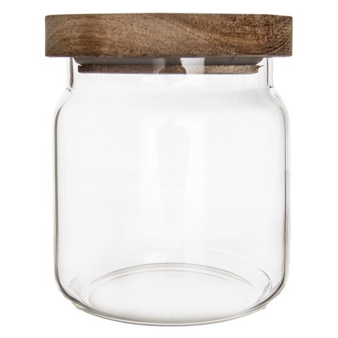 Pojemnik Szklany Sypkie Produkty 730 ml ORION z Pokrywką 12,5 x 10 cm
