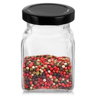 Pojemnik Szklany na Przyprawy 170 ml ORION z Metalową Nakrętką 9,5 x 5,5 cm