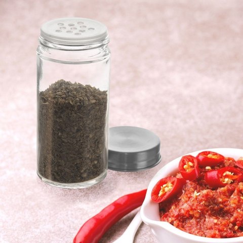 Pojemnik Szklany na Przyprawy Sitko 100 ml ORION Zamykany 9,5 x 4,5 cm