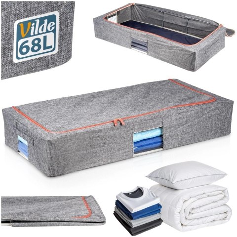 Pokrowiec na Pościel Duży Stelaż Zamek 68 L VILDE Pod Łóżko Stabilny