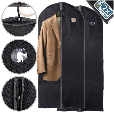 Pokrowiec na ubrania 60x135 cm 2 szt.