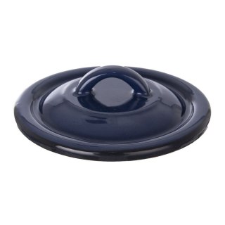 Pokrywka Emaliowana Niebieska do Garnka Rondla Uniwersalna ORION 12 cm
