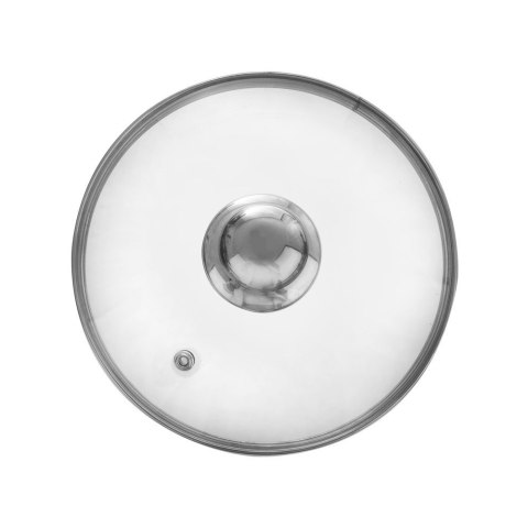 Pokrywka Szklana Żaroodporna Odpowietrznik 16 cm ORION do Garnka Patelni