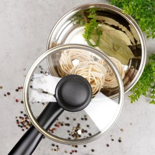 Pokrywka Szklana Żaroodporna Odpowietrznik 16 cm VILDE Zmywarka