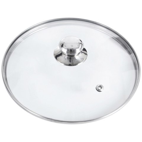 Pokrywka do Garnka Patelni Rondla z Rantem Szklana Uniwersalna ORION 32 cm