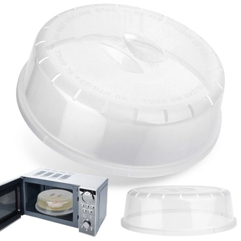 Pokrywka do Mikrofali Anty Rozprysk Zmywarka VILDE Uchwyt 24 cm