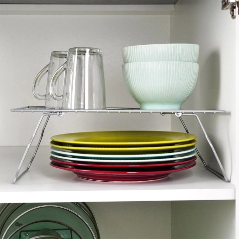 Półka Kuchenna Metalowa Składana Szara 37 x 21 cm SG Organizator