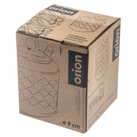 Porcelanowa Cukierniczka z Łyżeczką i Pokrywką ORION