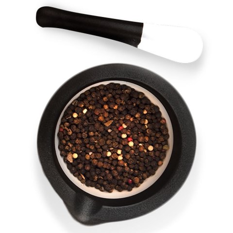 Porcelanowy Moździerz do Mielenia Przypraw 12 cm