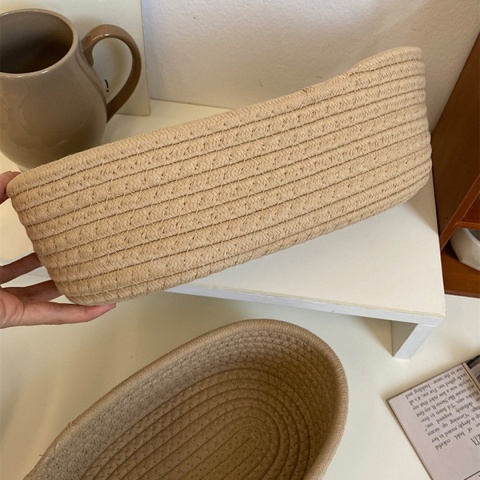 Tkane kosze do przechowywania Wielofunkcyjne biurko Rozmaitości Kosmetyki Zabawki dla dzieci Organizer Pudełko Biurko