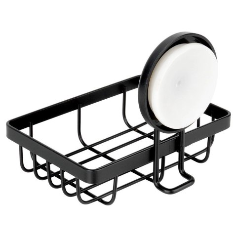 Półka Pod Prysznic Metalowa Mała Czarna na Przyssawkę 135 cm BS