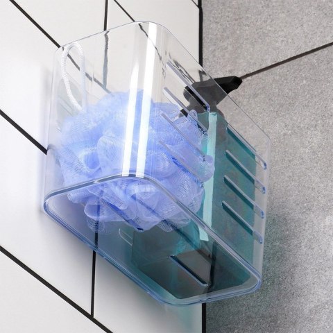 Półka Pod Prysznic Przezroczysta na Przyssawki 185 x 9 cm BS