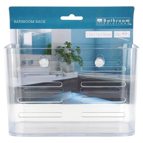 Półka Pod Prysznic Przezroczysta na Przyssawki 185 x 9 cm BS