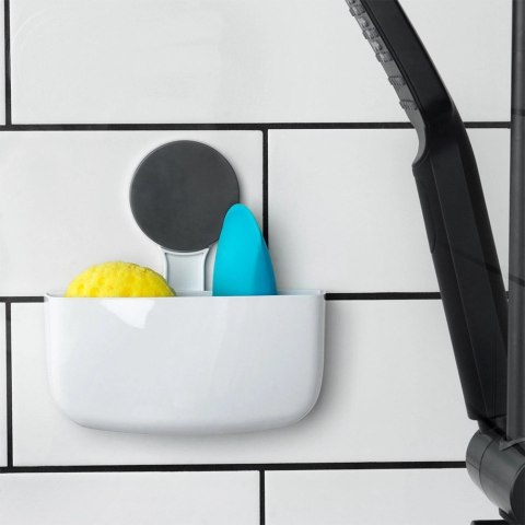 Półka Pod Prysznic na Przyssawkę Biała 16 x 7 cm Kosmetyki BS