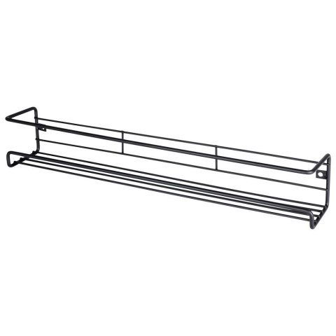 Półka na Przyprawy Metalowa Czarna Wisząca LOFT 40 x 65 cm VILDE