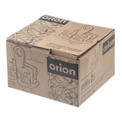 Przyprawnik na Sól i Pieprz Stojak Serwetki Zestaw ORION