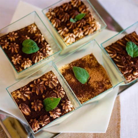 Pucharki Desery Przekąski Tworzywo 6 szt. 120 ml Catering ORION