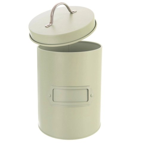 Puszka Pojemnik Metalowy GREENISH 1,3 L 11,5 x 18,5 cm ORION Zielony