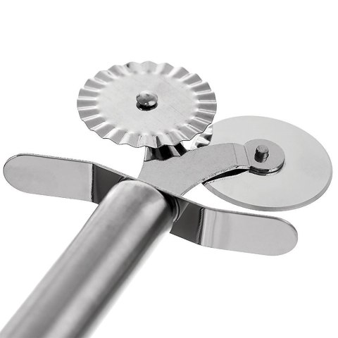 Radełko do Ciasta Makaronu Podwójne Stal Nierdzewna 4 cm ORION