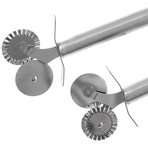 Radełko do Ciasta Makaronu Podwójne Stal Nierdzewna 4 cm ORION